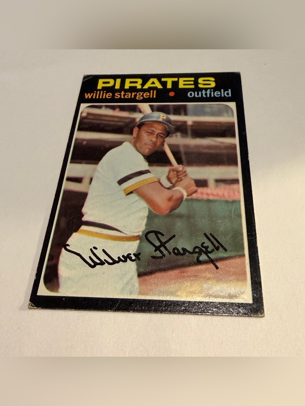 Willie Stargell 1971 Topps Baseball Card #230 Pittsburgh Pirates Vintage - Picture 3 of 3